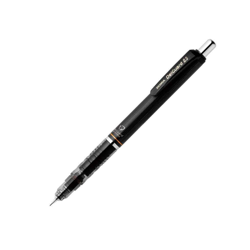 Zebra 58611 Delguard Mechanical Pencil 0.5mm Black 1pk with Bonus Lead
