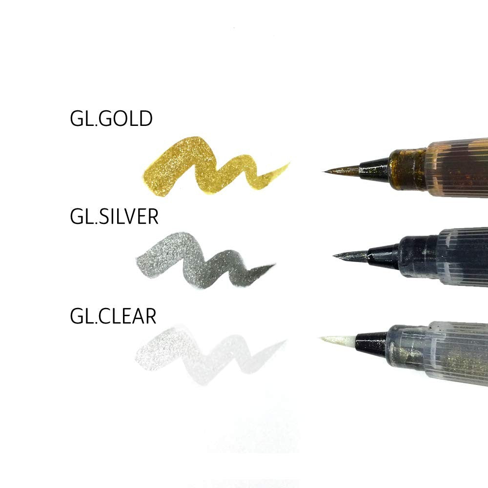 Zig MS55-3VCS Wink of Stella Brush, 3 Color Set