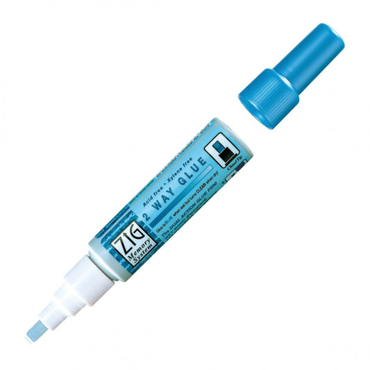 Zig Two Way Glue- Duel Action, Chisel Tip