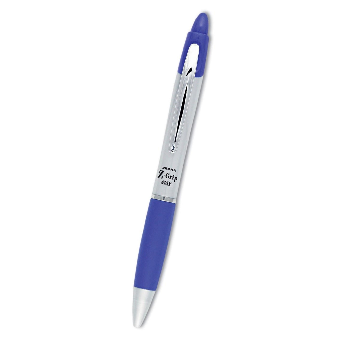 Zebra 22420 Z-Grip Max Retractable Ballpoint 1.0mm Blue