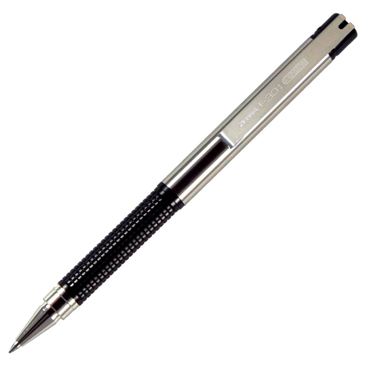 Zebra 27411 F-301 Compact Capped Ballpoint 0.7mm Black 1pk