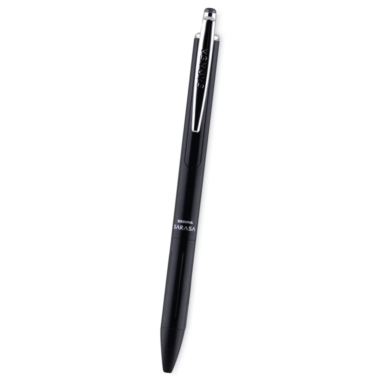 Zebra 45111 Sarasa Grand Retractable 0.7mm Black Barrel/Black Ink 1pk