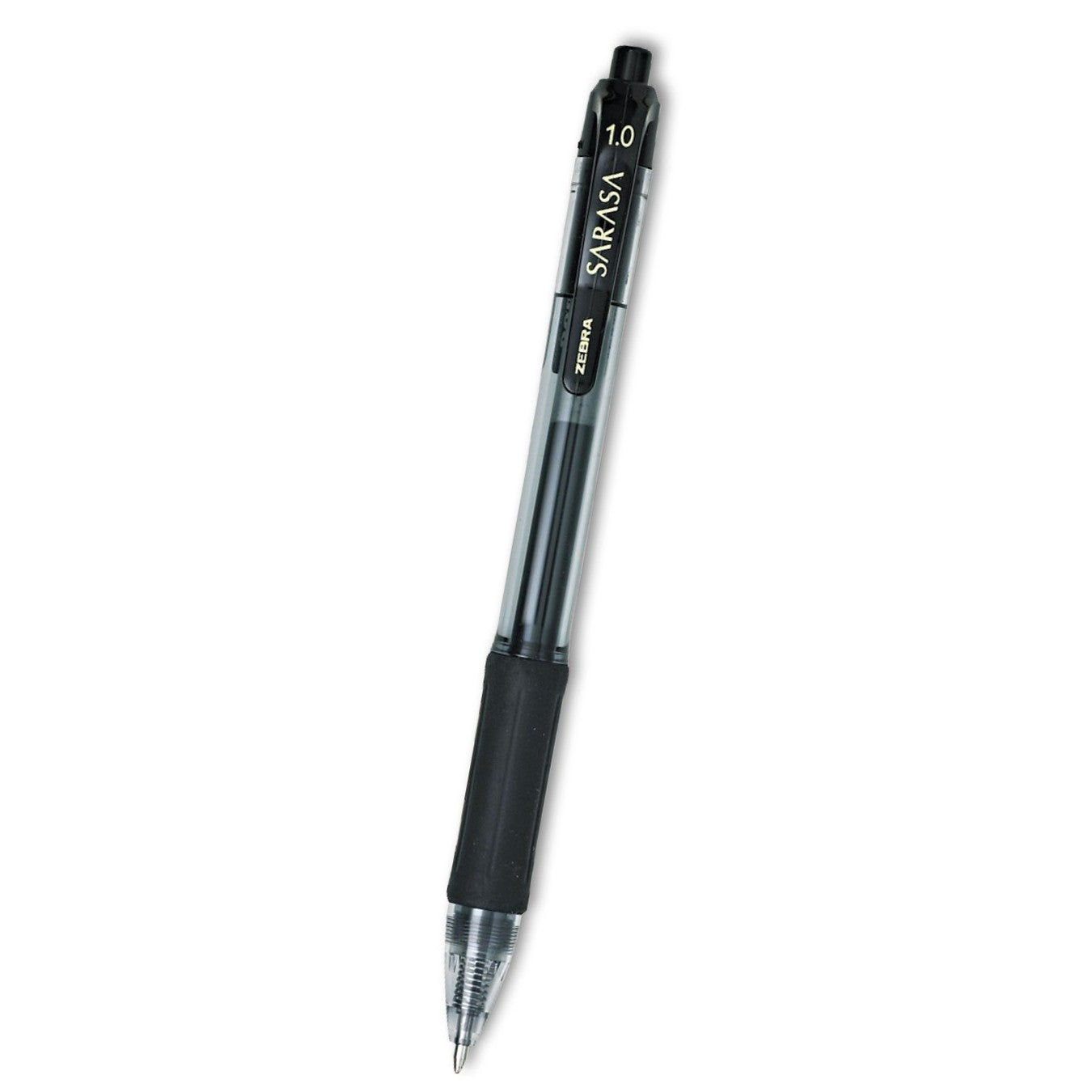 Zebra 46610 Sarasa Bold Gel Retractable RDI 1.0mm Black
