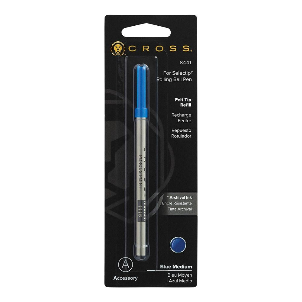 Cross 8441 Refill, Selectip Porous Point Medium Blue