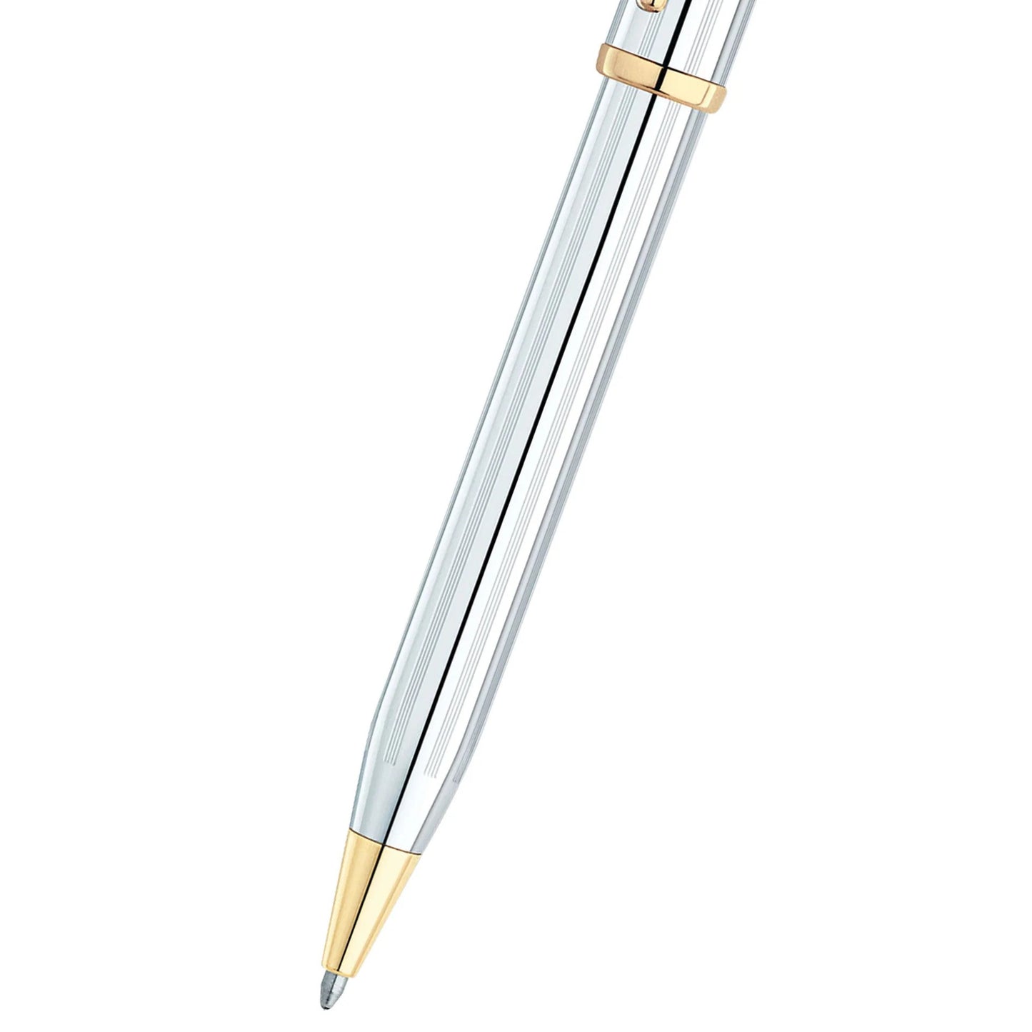 Cross Century® II Medalist® Polished Chrome with 23KT Gold-Plated Appointments Ballpoint Pen