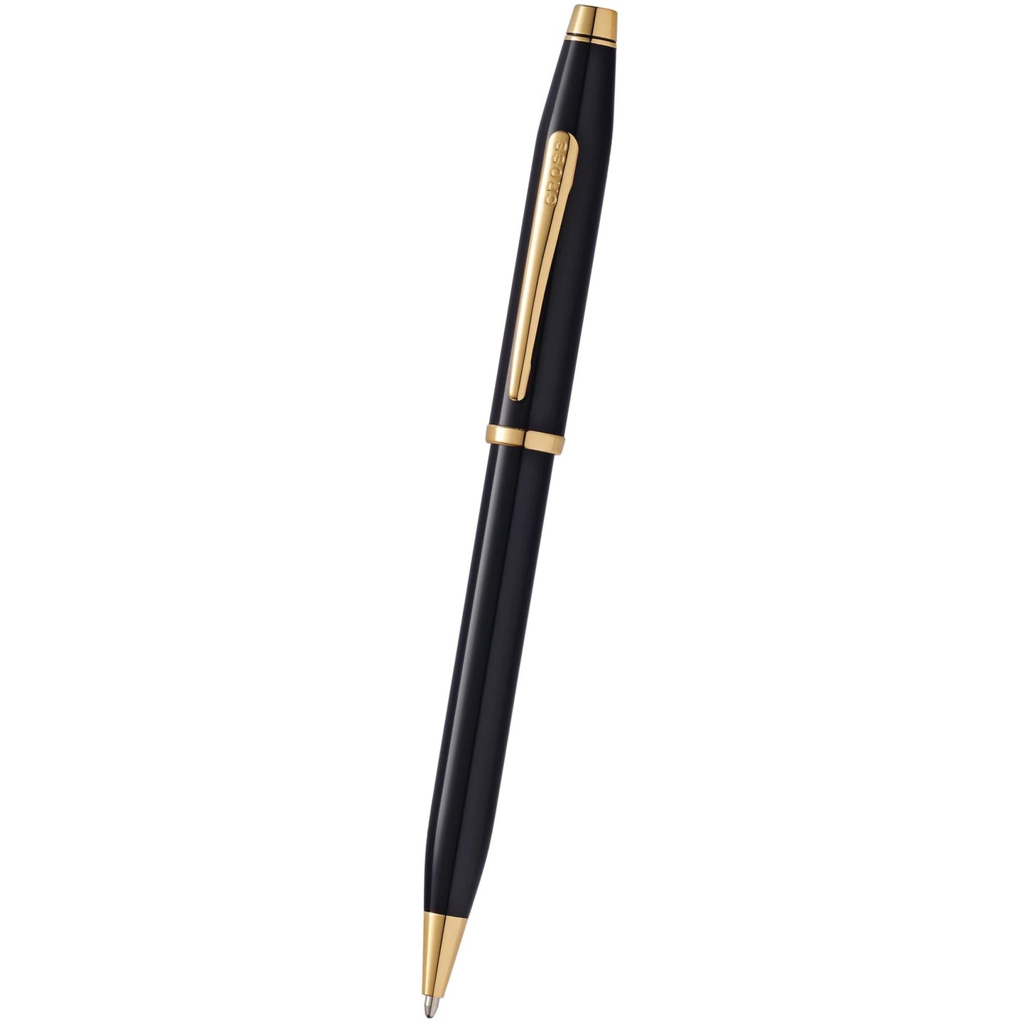 Cross Century® II Black Lacquer with 23KT Gold-Plated Appointments Ballpoint Pen