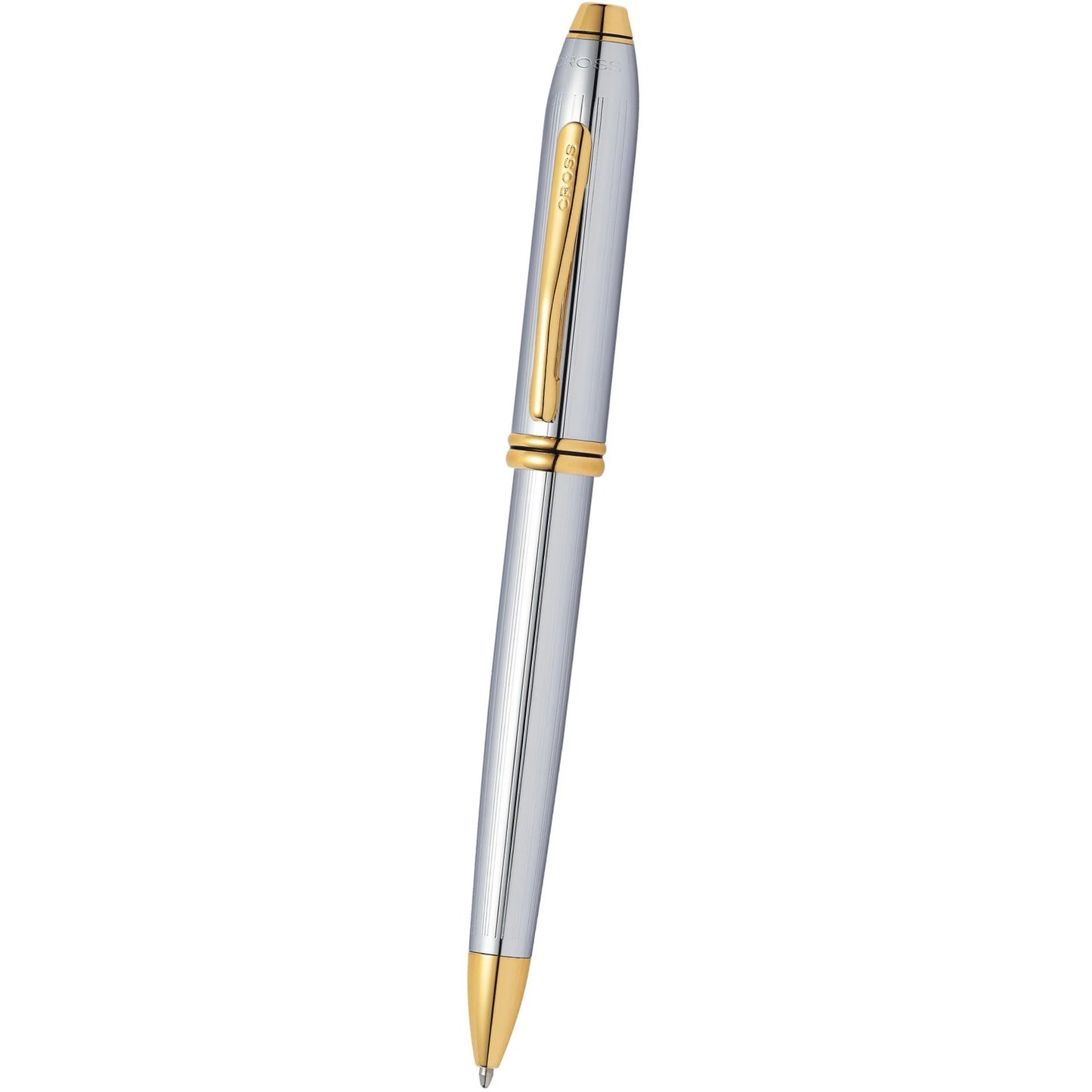 Cross Townsend® Medalist® Polished Chrome with 23KT Gold-Plated Appointments Ballpoint Pen