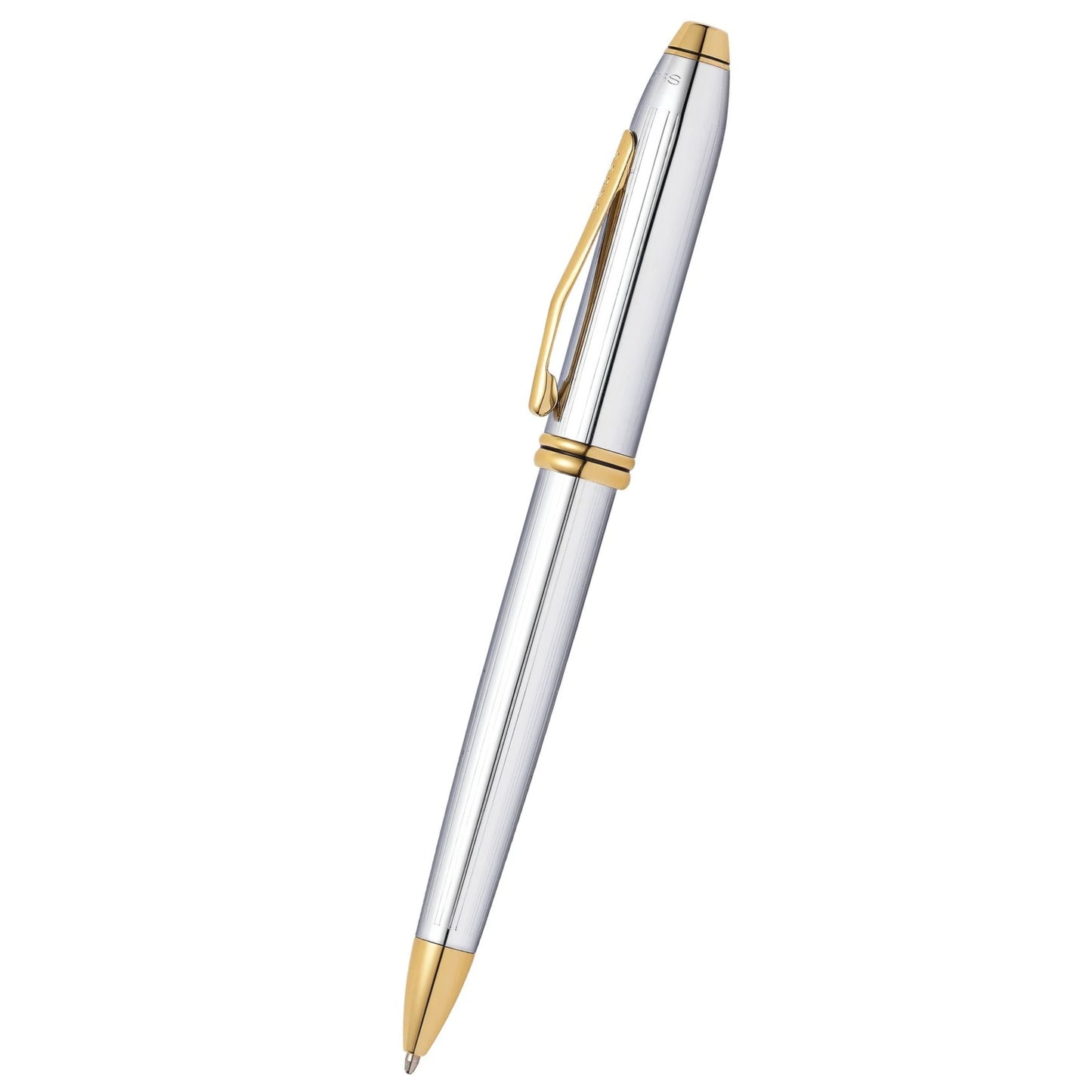 Cross Townsend® Medalist® Polished Chrome with 23KT Gold-Plated Appointments Ballpoint Pen