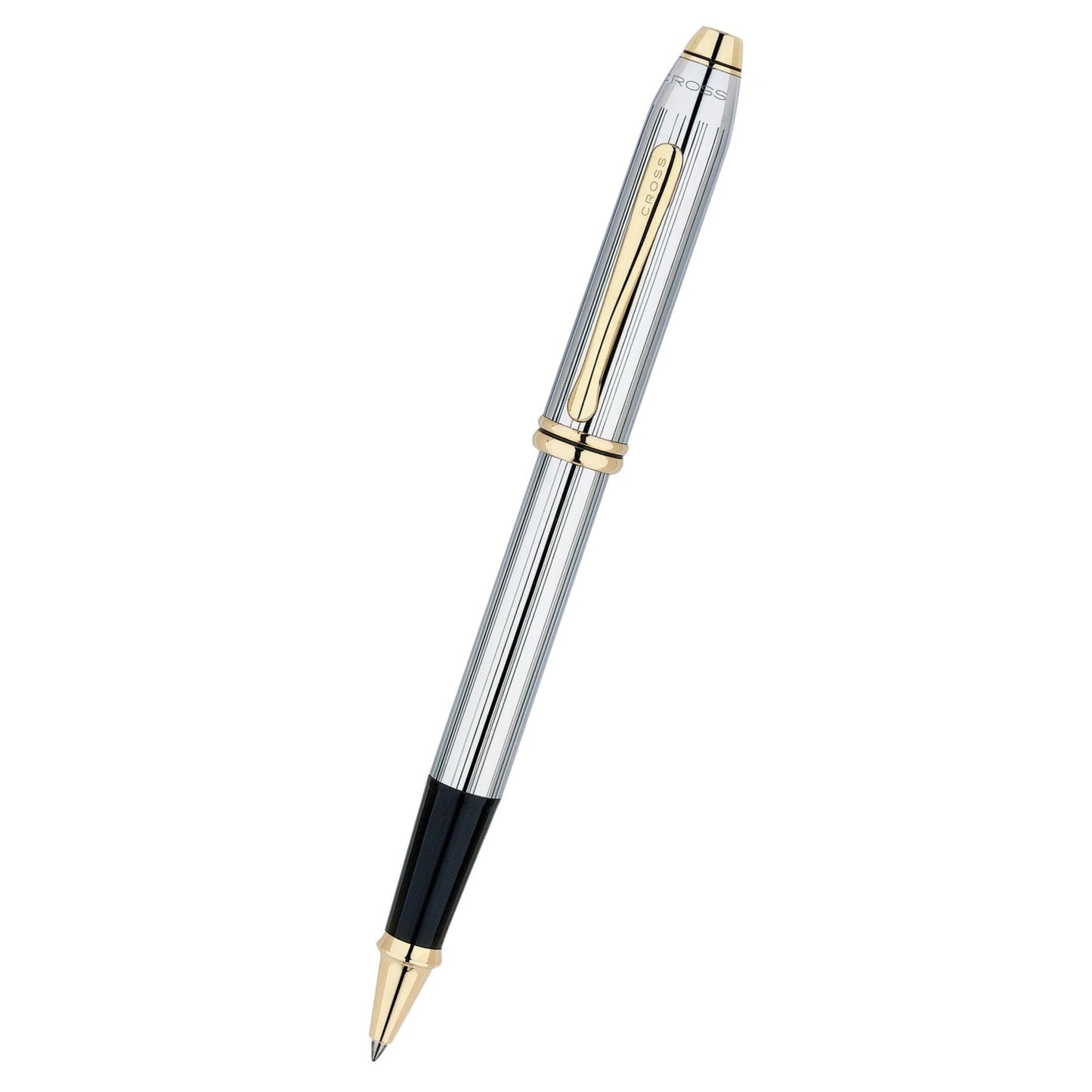 Cross Townsend® Medalist® Polished Chrome with 23KT Gold-Plated Appointments Selectip Rollerball Pen