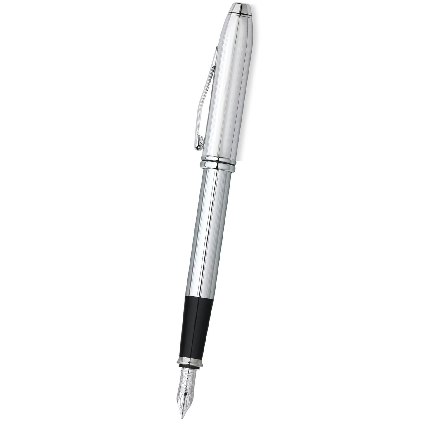 Cross Townsend® Lustrous Chrome with Polished Chrome Appointments and Stainless Steel Medium Nib Fountain Pen
