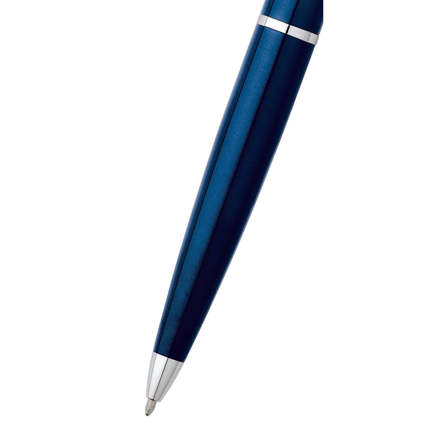 Cross ATX® Translucent Blue Lacquer with Polished Chrome Appointments Ballpoint Pen