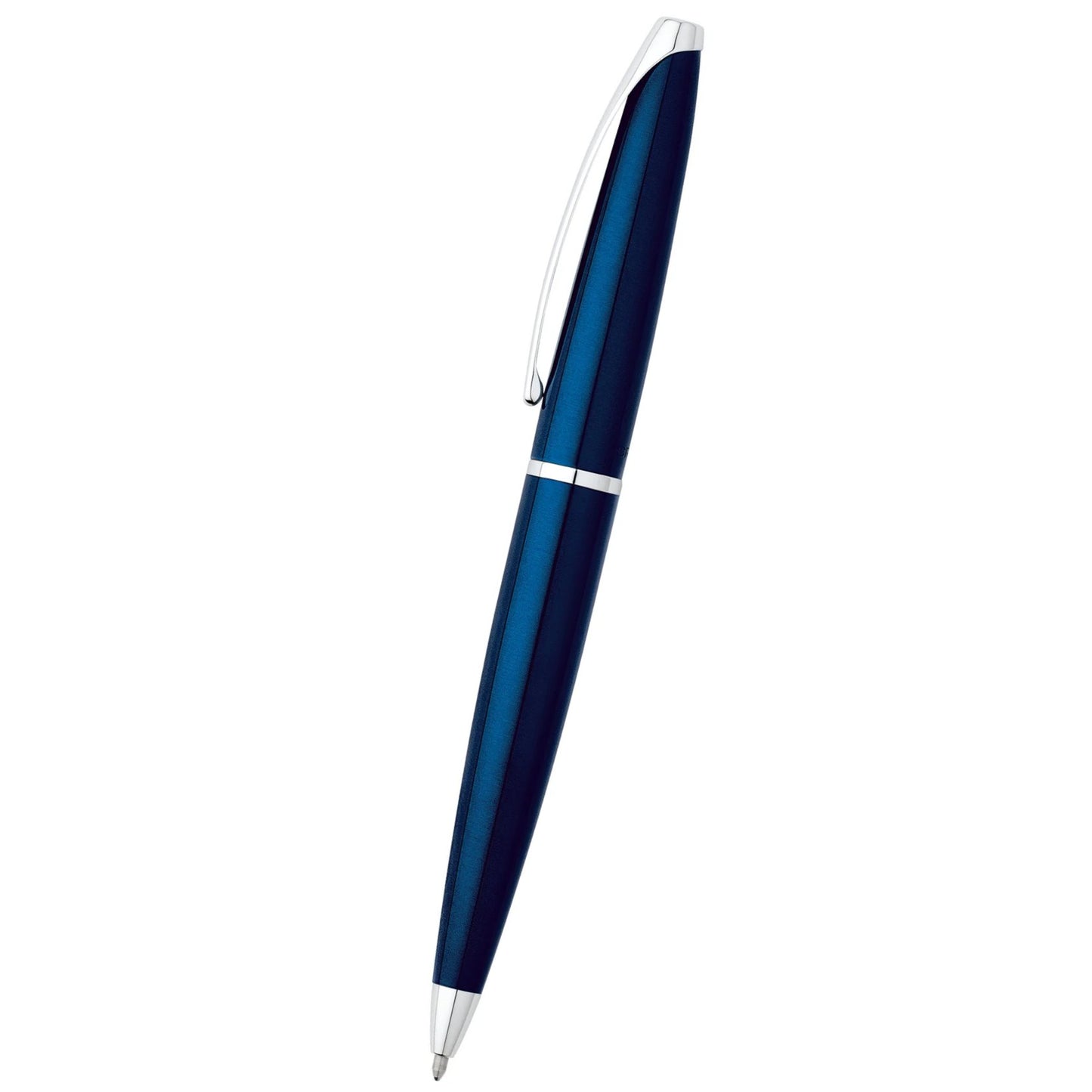 Cross ATX® Translucent Blue Lacquer with Polished Chrome Appointments Ballpoint Pen