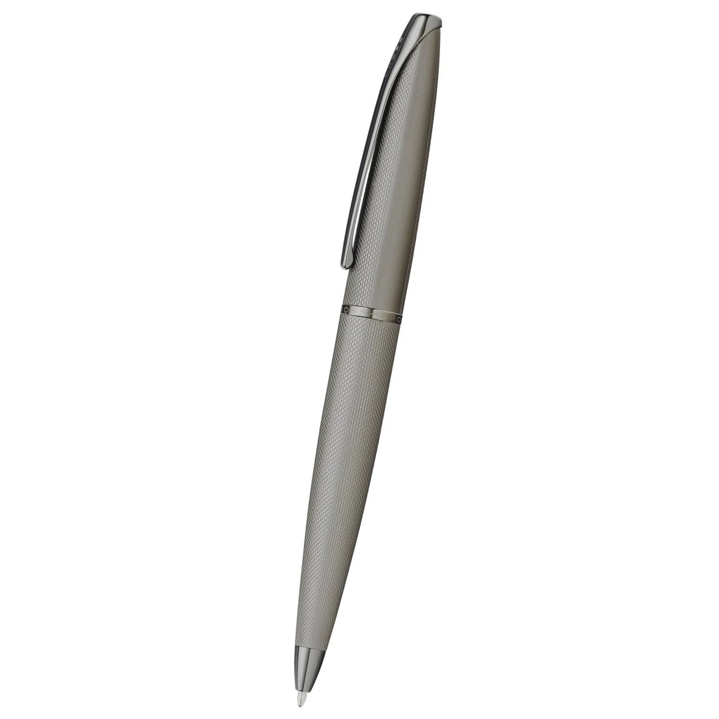 Cross ATX® Titanium Gray PVD Etched Diamond Pattern with Polished Titanium Gray PVD Appointments Ballpoint Pen