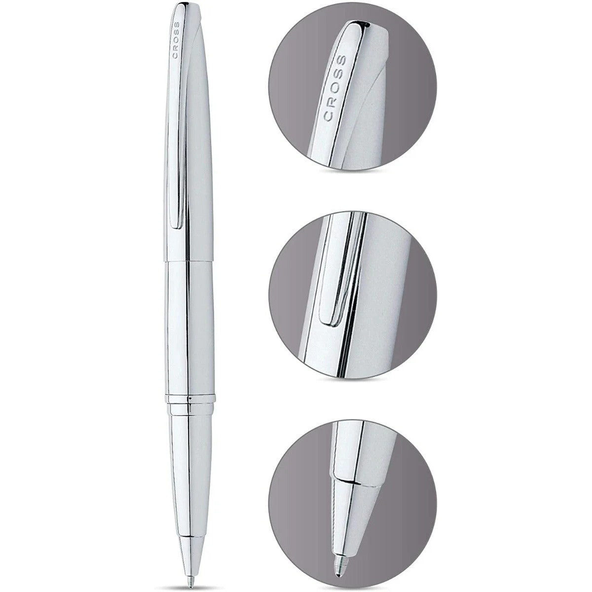 Cross ATX® Pure Chrome with Polished Chrome Appointments Selectip Rollerball Pen