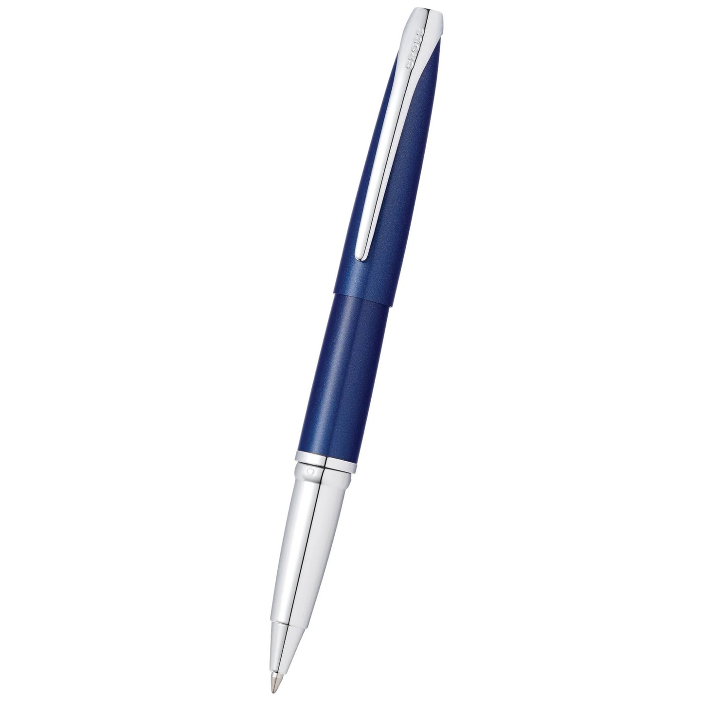Cross ATX® Translucent Blue Lacquer with Polished Chrome Appointments Selectip Rollerball Pen