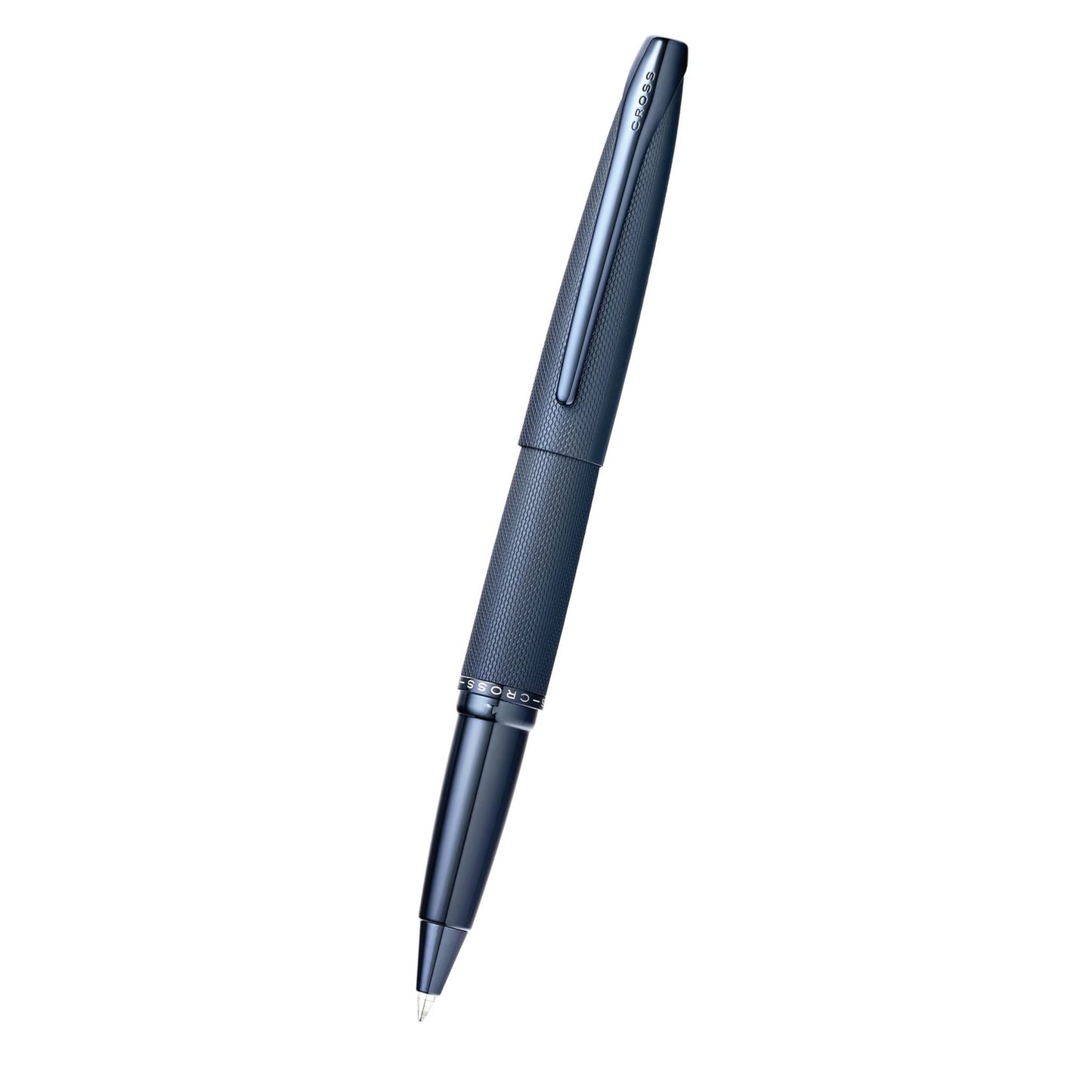 Cross ATX® Dark Blue PVD Etched Diamond Pattern with Polished Dark Blue PVD Appointments Selectip Rollerball Pen
