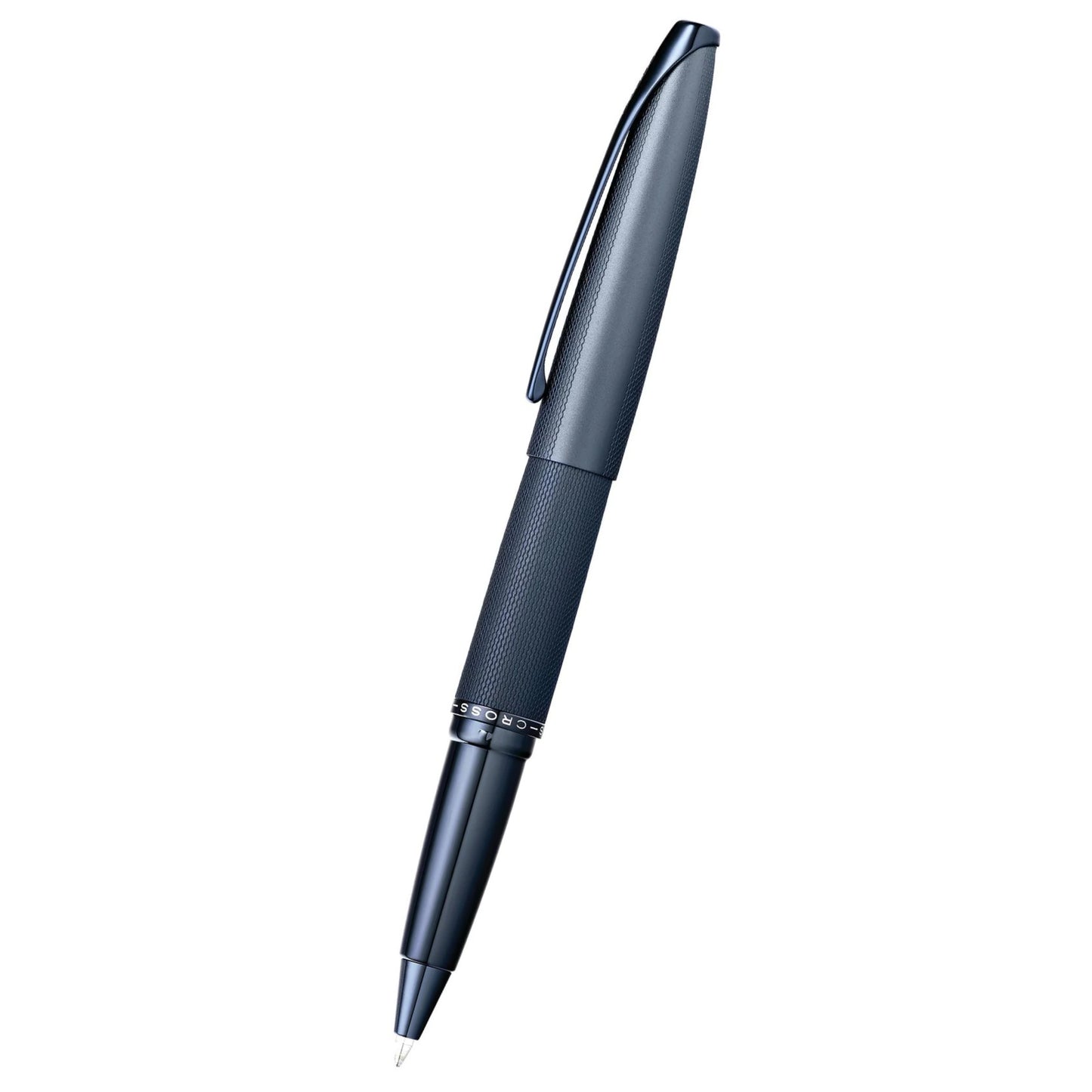 Cross ATX® Dark Blue PVD Etched Diamond Pattern with Polished Dark Blue PVD Appointments Selectip Rollerball Pen