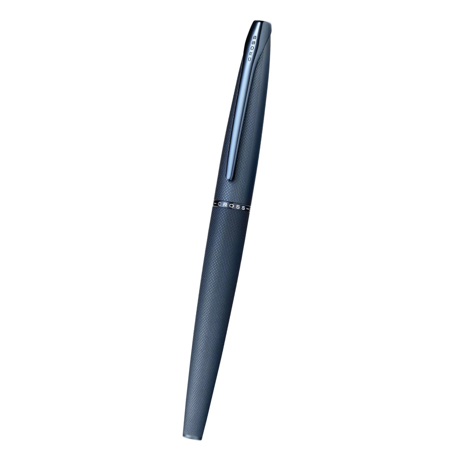 Cross ATX® Dark Blue PVD Etched Diamond Pattern with Polished Dark Blue PVD Appointments Selectip Rollerball Pen