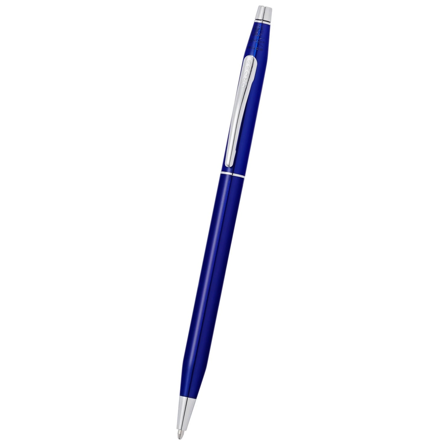 Cross Classic Century® Translucent Blue Lacquer with Polished Chrome Appointments Ballpoint Pen