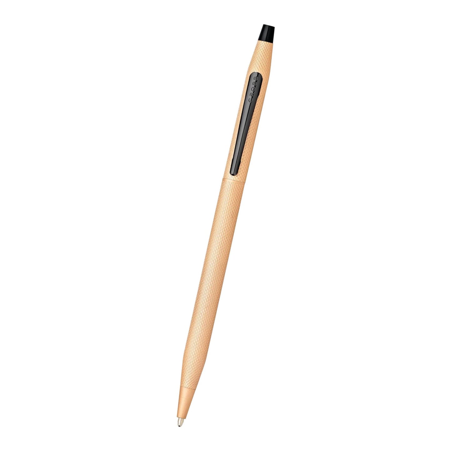 Cross Classic Century® Brushed Rose Gold PVD with Engraved Engine-Turned Diamond-Pattern Finish Ballpoint Pen