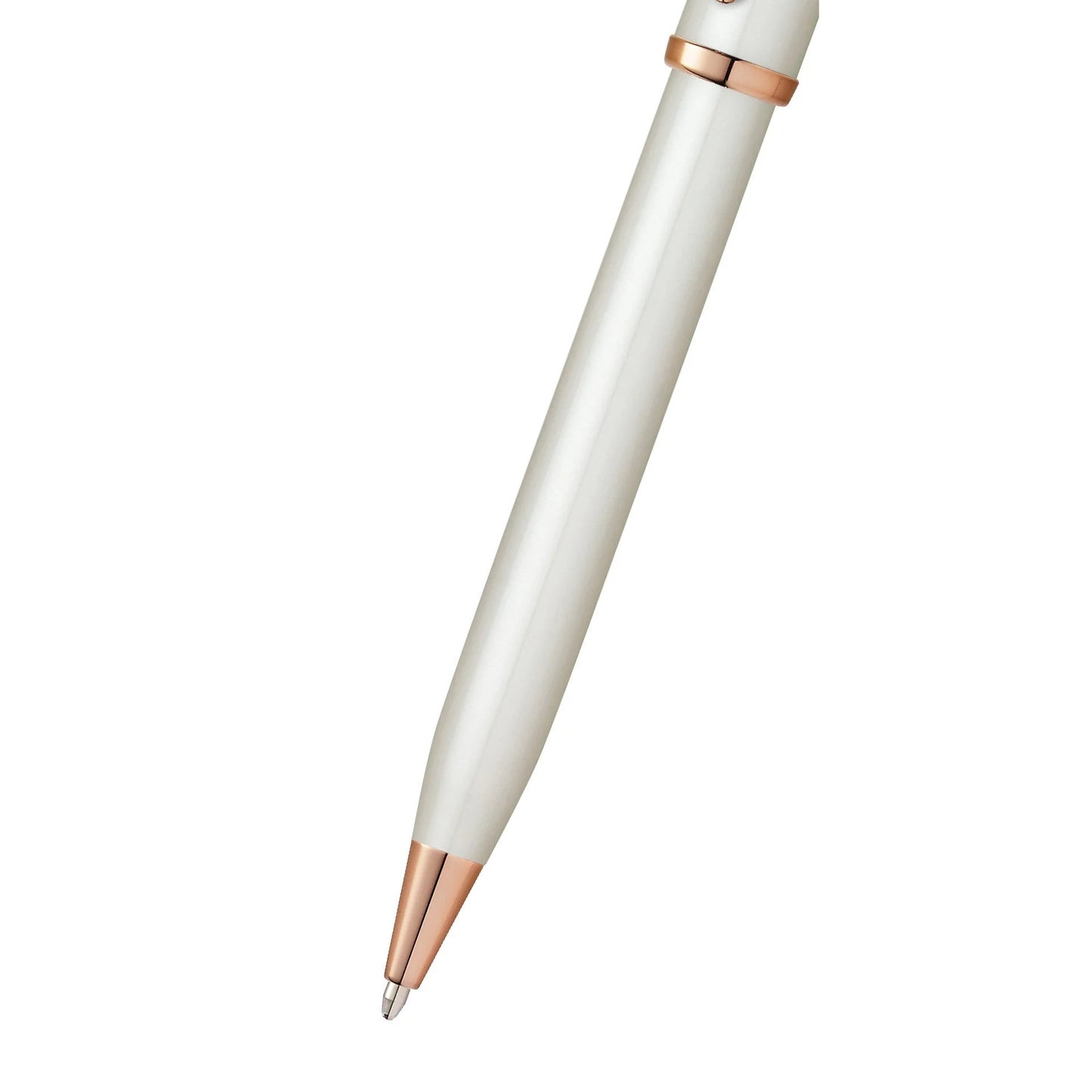 Cross Century® II Pearlescent White Lacquer with Polished Rose Gold PVD Appointments Ballpoint Pen