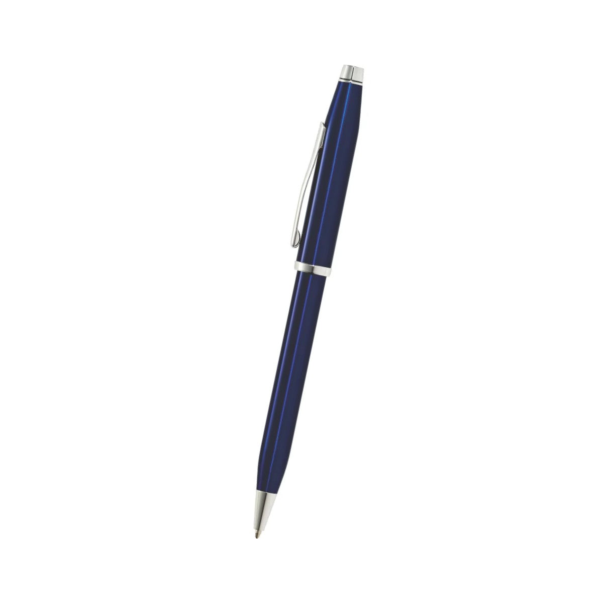 Cross Century® II Translucent Blue Lacquer with Chrome Plated Appointments Ballpoint Pen