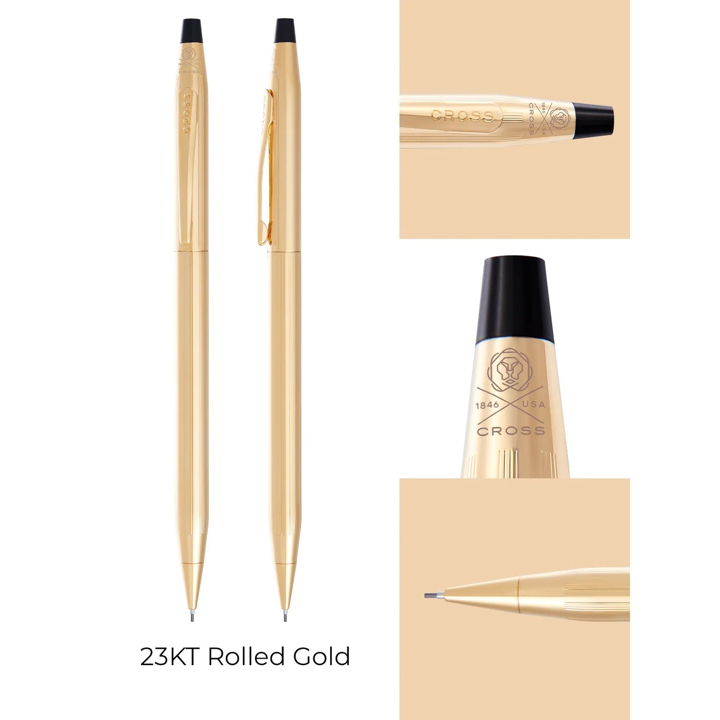 Cross Classic Century® 23KT Gold Plate 0.7mm Pencil