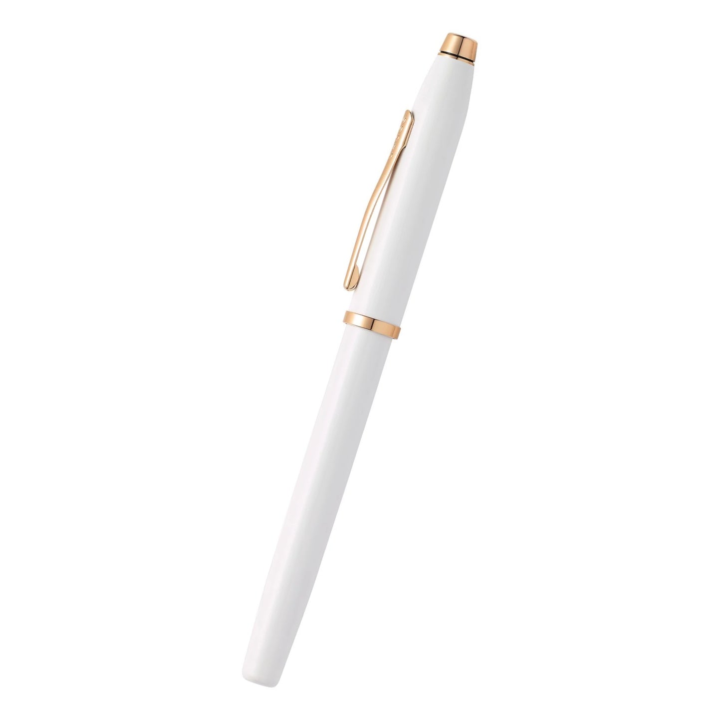 Cross Century® II Pearlescent White Lacquer with Polished Rose Gold PVD Appointments Rollerball Pen