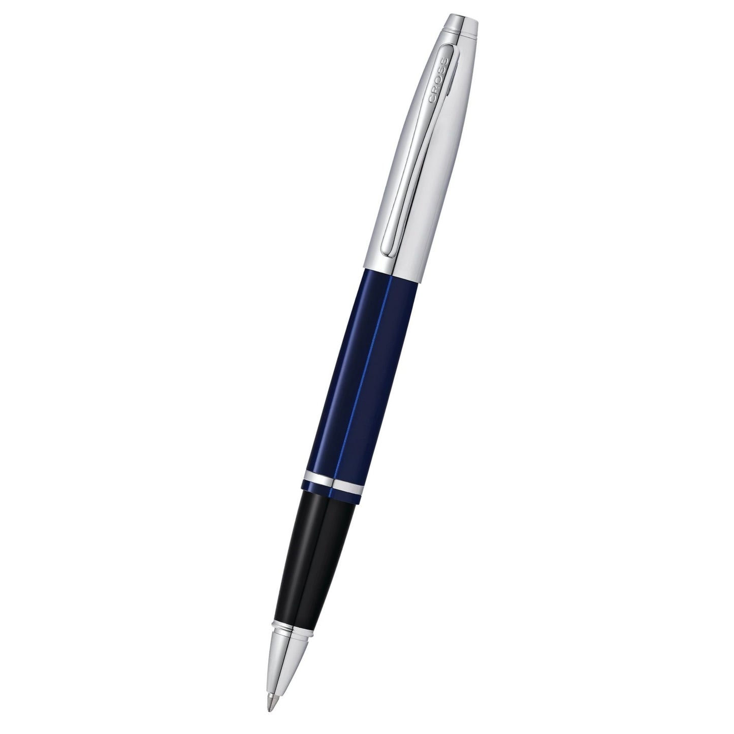 Cross Calais™ Chrome/Blue Lacquer with Polished Chrome Appointments Selectip Rollerball Pen
