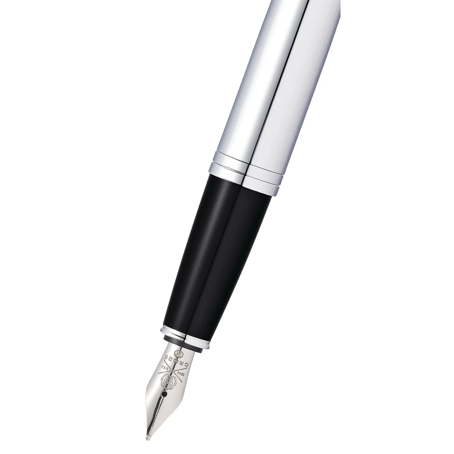 Cross Calais™ Polished Chrome with Polished Chrome Appointments and Medium Stainless Steel Nib Fountain Pen