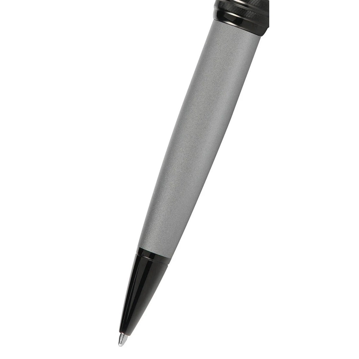 Cross Bailey™ Matte Gray Lacquer with Polished Black PVD appointments Ballpoint Pen
