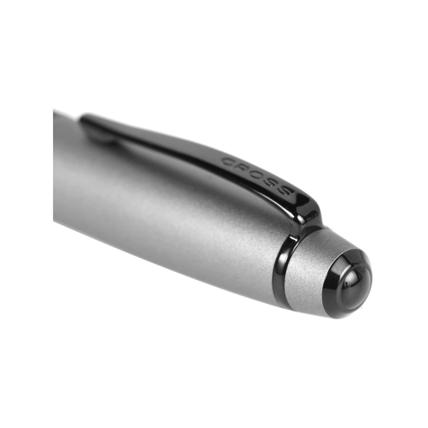 Cross Bailey™ Matte Gray Lacquer with Polished Black PVD appointments Ballpoint Pen