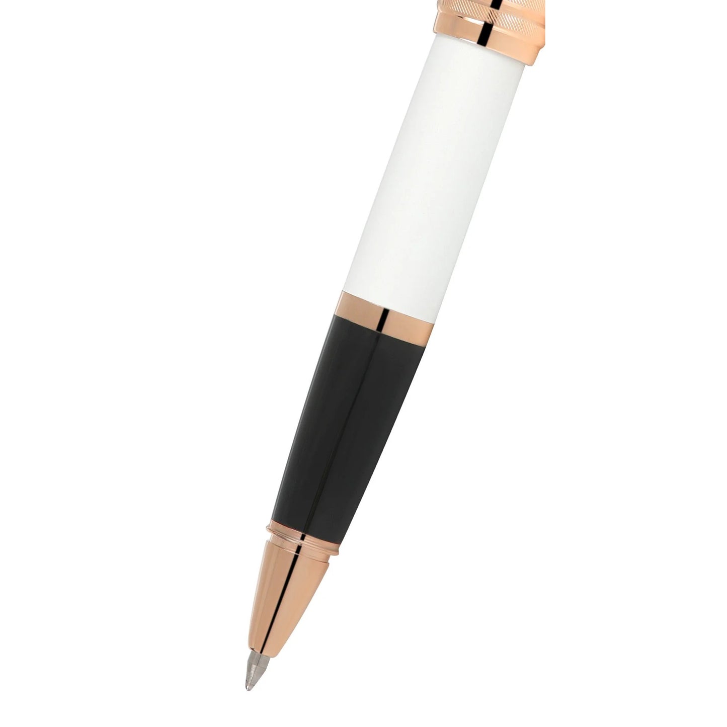 Cross Bailey™ Pearlescent White Lacquer Rollerball Pen with Rose Gold Appointments