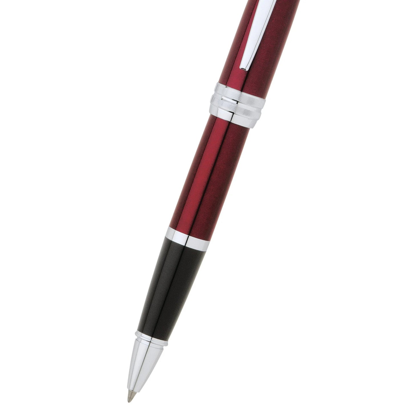 Cross Bailey™ Red Lacquer with Polished Chrome Appointments Selectip Rollerball Pen