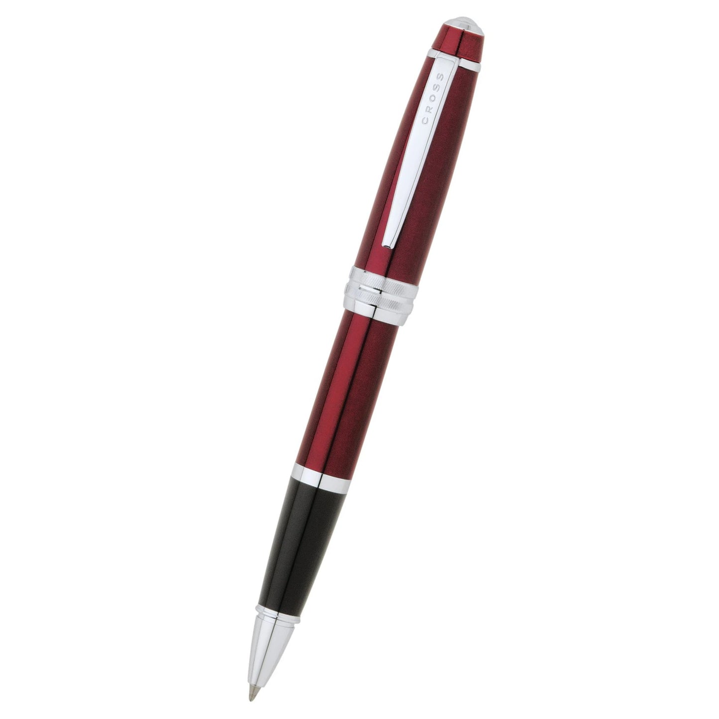 Cross Bailey™ Red Lacquer with Polished Chrome Appointments Selectip Rollerball Pen