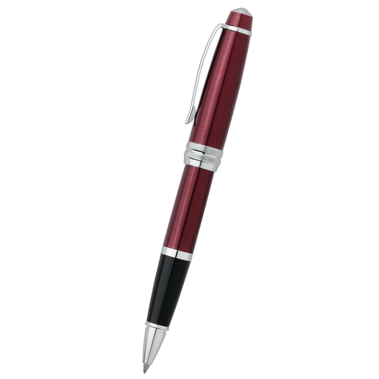 Cross Bailey™ Red Lacquer with Polished Chrome Appointments Selectip Rollerball Pen