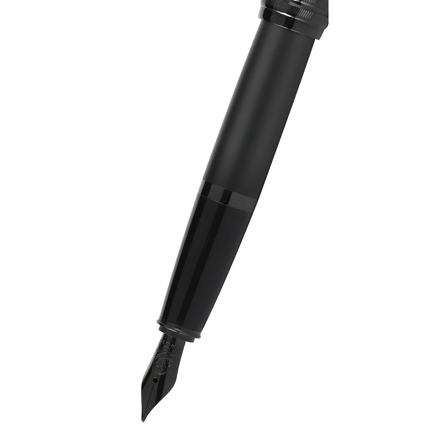 Cross Bailey™ Matte Black Lacquer with Polished Black PVD appointments and Polished Black PVD Coated Stainless Steel Fine Nib Fountain Pen
