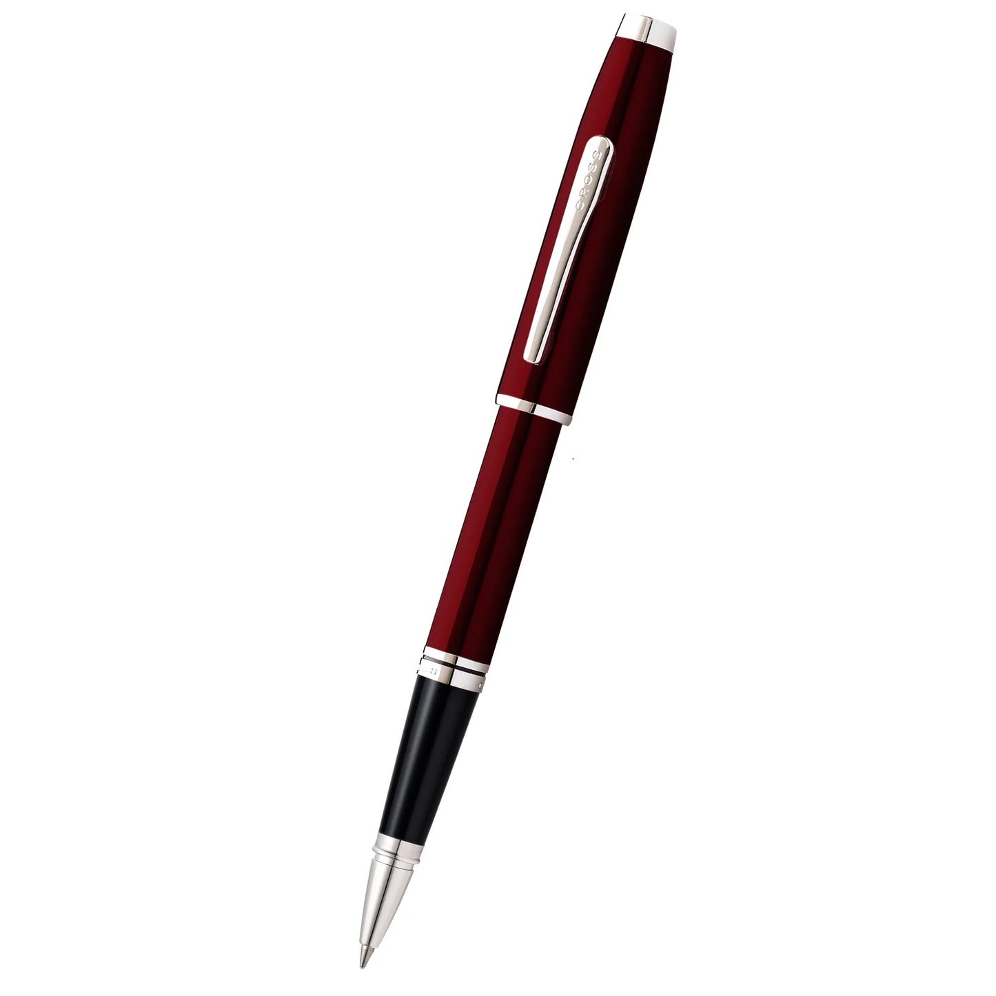 Coventry Red Lacquer with Polished Chrome Appointments Rollerball Pen