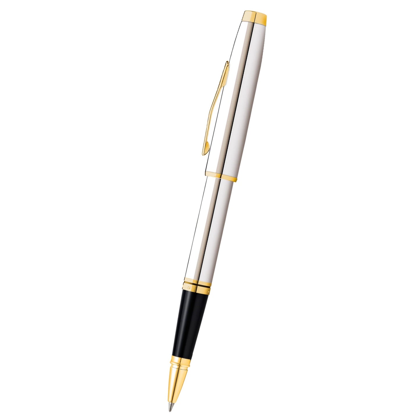 Coventry Polished Chrome with Gold Tone Appointments Rollerball Pen