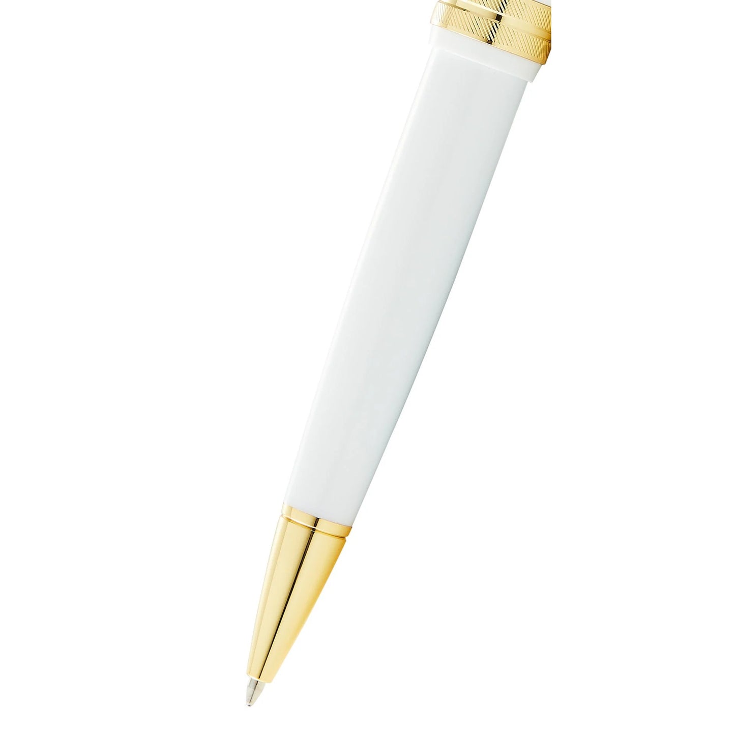 Cross Bailey Light™ Polished White Resin and Gold Tone Fine-Tip Ballpoint Pen