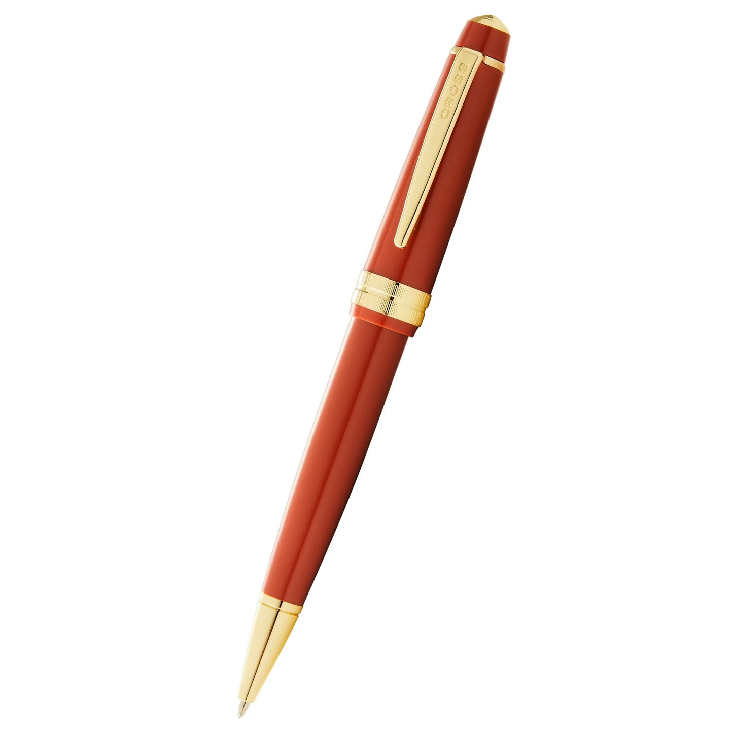 Cross Bailey Light™ Polished Amber Resin and Gold Tone Fine-Tip Ballpoint Pen
