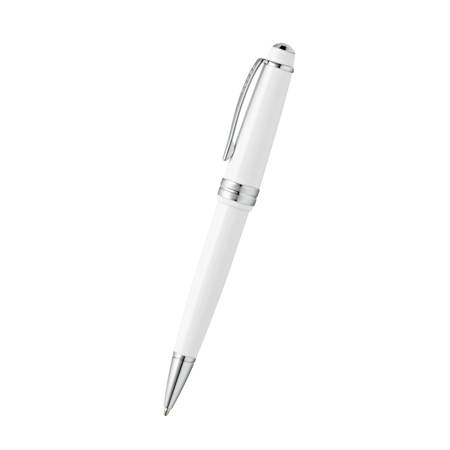 Cross Bailey Light™ Polished White Resin with Polished Chrome Appointments Fine-Tip Ballpoint Pen
