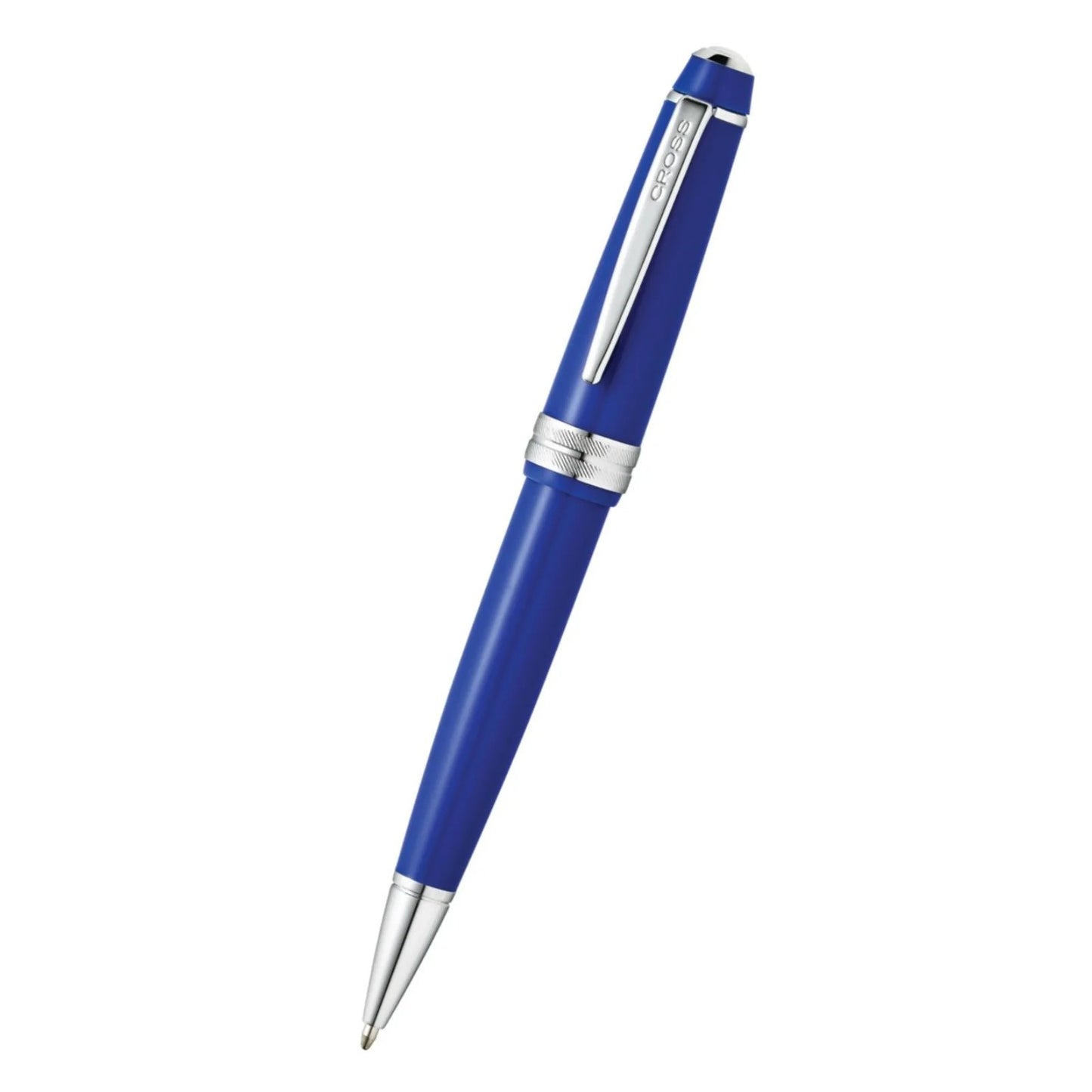 Cross Bailey Light™ Polished Blue Resin with Polished Chrome Appointments Fine-Tip Ballpoint Pen