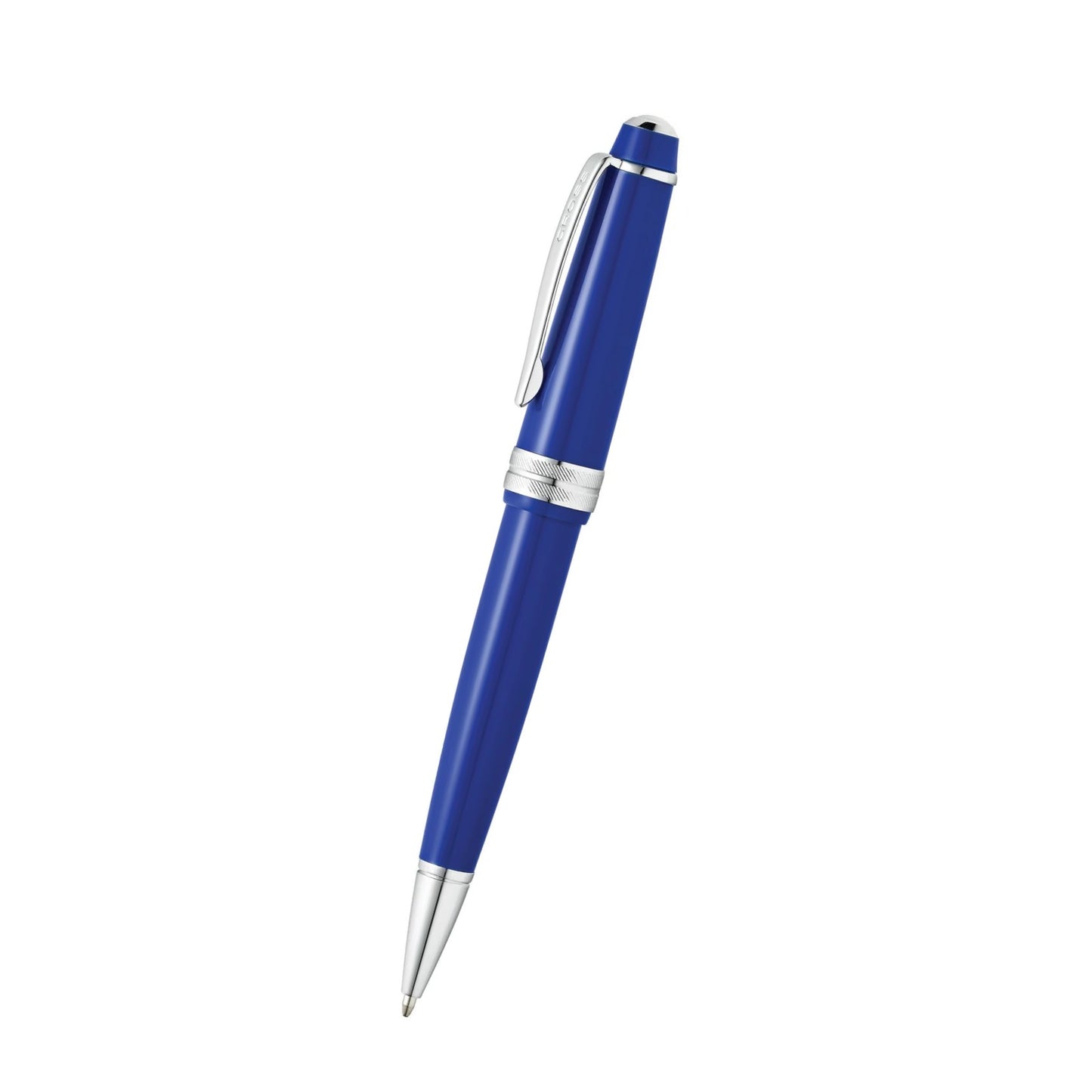 Cross Bailey Light™ Polished Blue Resin with Polished Chrome Appointments Fine-Tip Ballpoint Pen