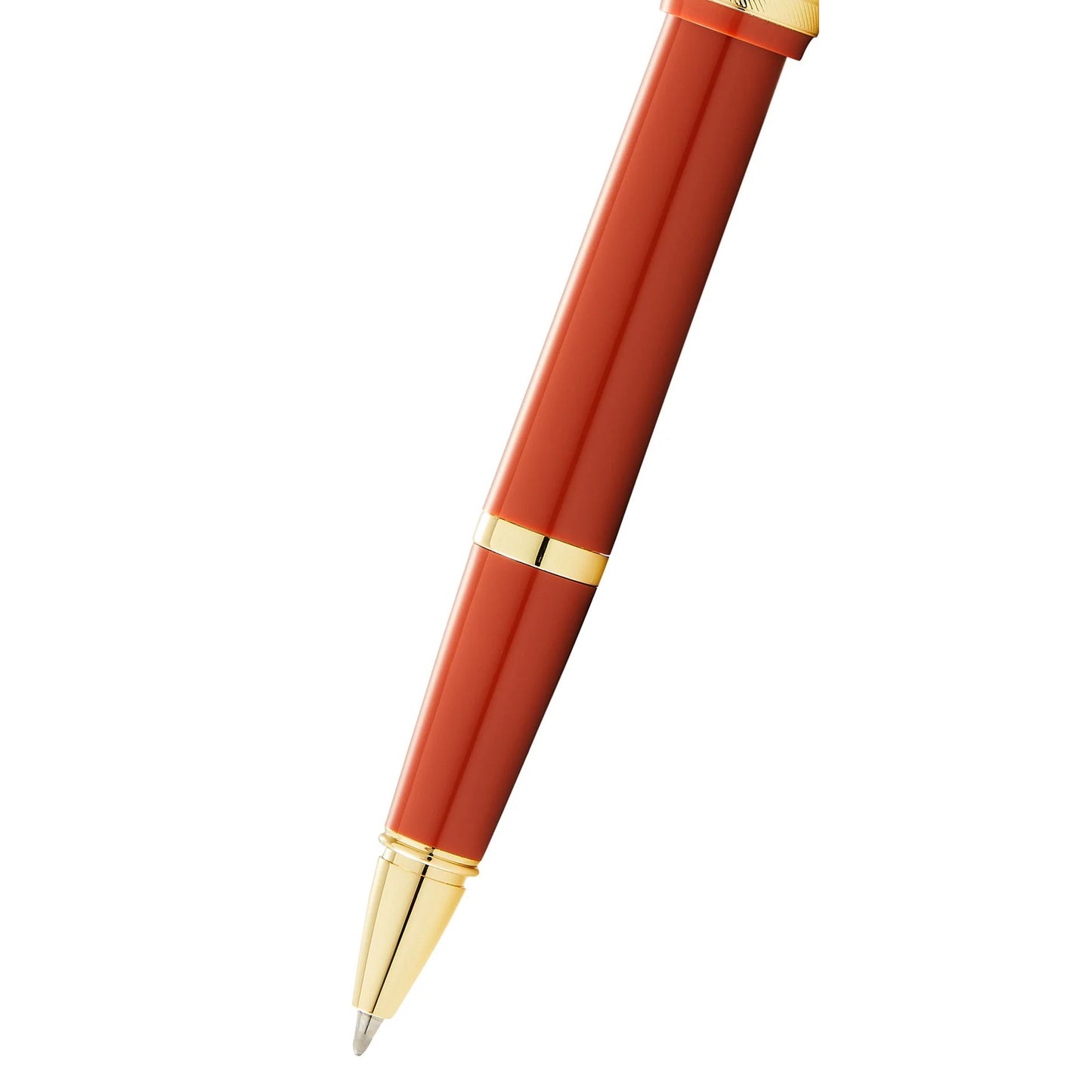 Cross Bailey Light™ Polished Amber Resin and Gold Tone Fine-Tip Rollerball Pen