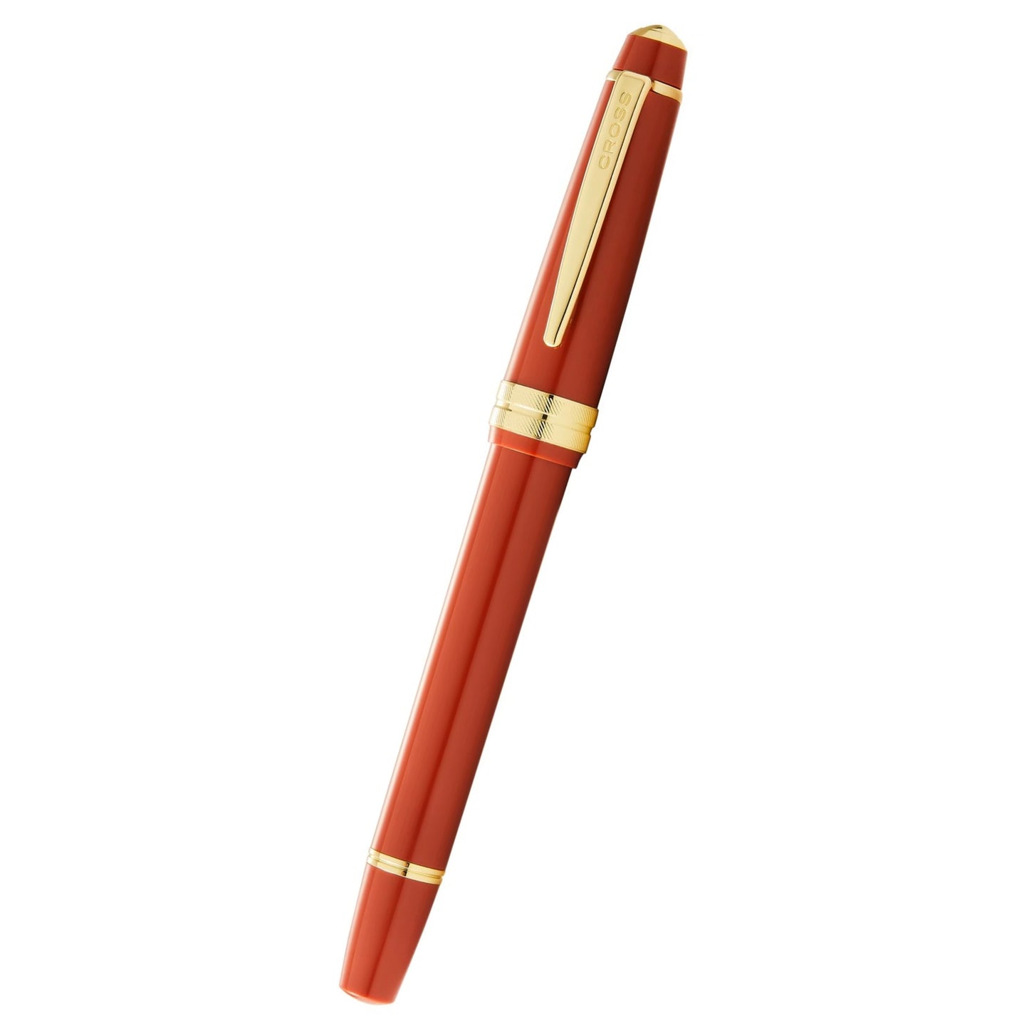 Cross Bailey Light™ Polished Amber Resin and Gold Tone Fine-Tip Rollerball Pen