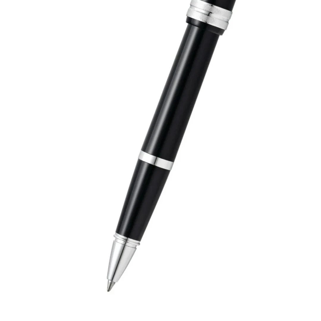Cross Bailey Light™ Polished Black Resin with Polished Chrome Appointments Fine-Tip Rollerball Pen