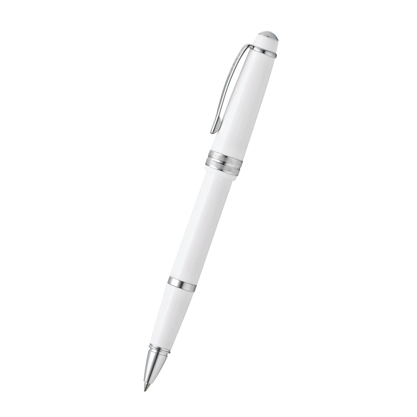 Cross Bailey Light™ Polished White Resin with Polished Chrome Appointments Fine-Tip Rollerball Pen