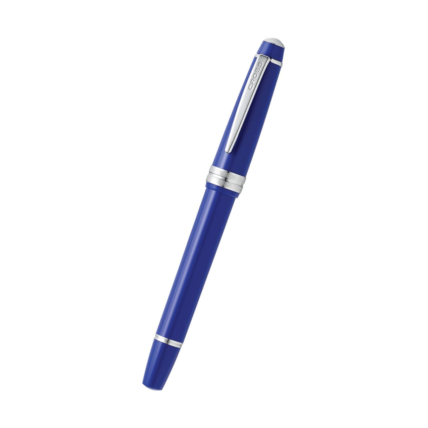 Cross Bailey Light™ Polished Blue Resin with Polished Chrome Appointments Fine-Tip Rollerball Pen