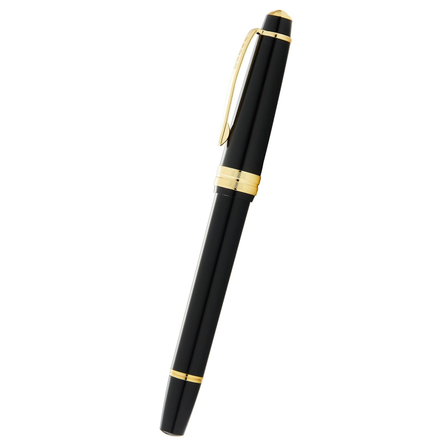 Cross Bailey Light™ Polished Black Resin and Gold Tone Fine-Tip Rollerball Pen